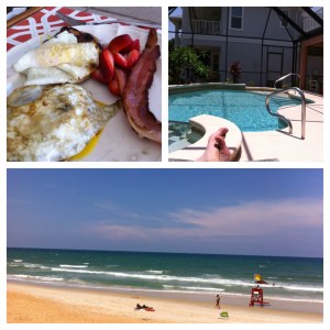 Paleo breakfast, relaxing and beauty