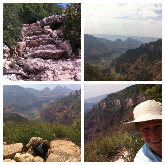 Point overlooking Grand Canyon