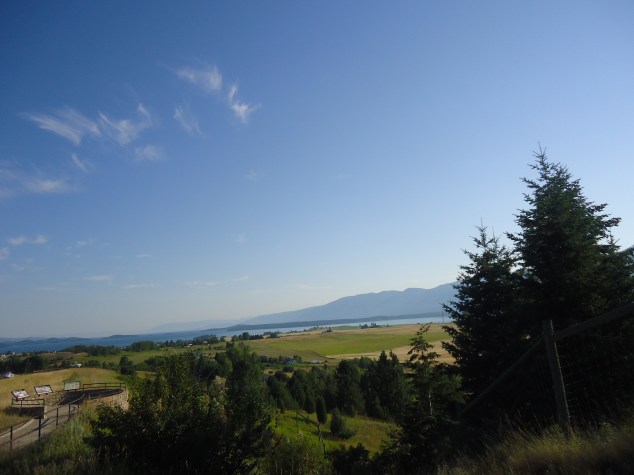 Flathead Lake - in the distance 